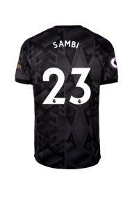 Arsenal Albert Sambi Lokonga #23 Voetbaltruitje Uit tenue 2022-23 Korte Mouw